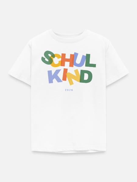 Schulkind 2026 - Kinder T-Shirt - Weiß