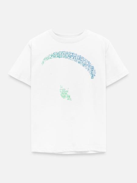 Geschenkidee für eine Paragliderin mit Paragleiten - Kinder T-Shirt - Weiß