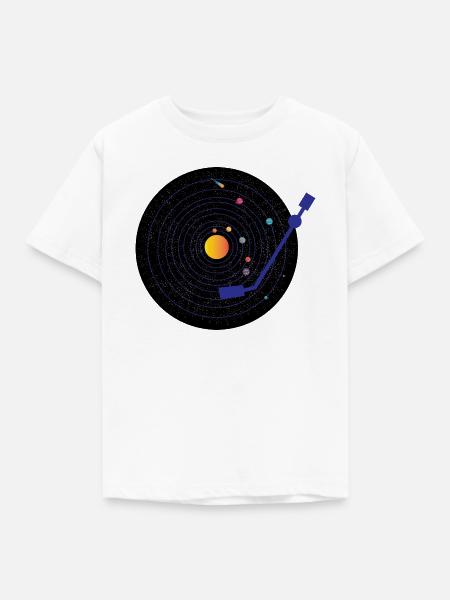 Vinyl - Kinder T-Shirt - Weiß