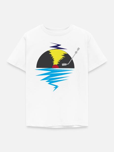Vinyl - Kinder T-Shirt - Weiß