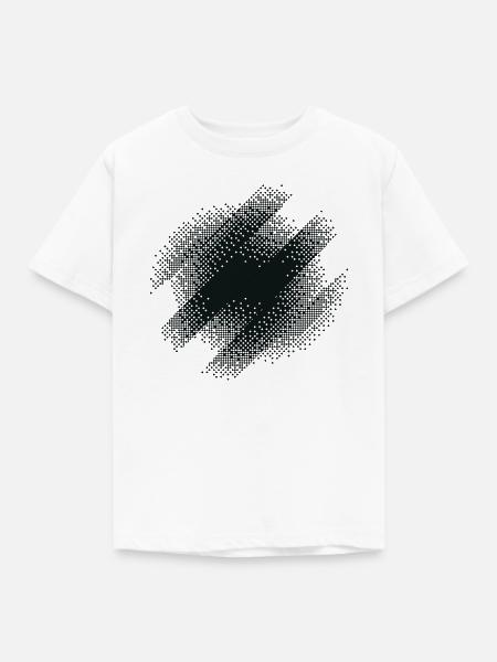 Burst Circle - Kinder T-Shirt - Weiß