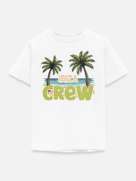 Ibiza Crew - Kinder T-Shirt - Weiß