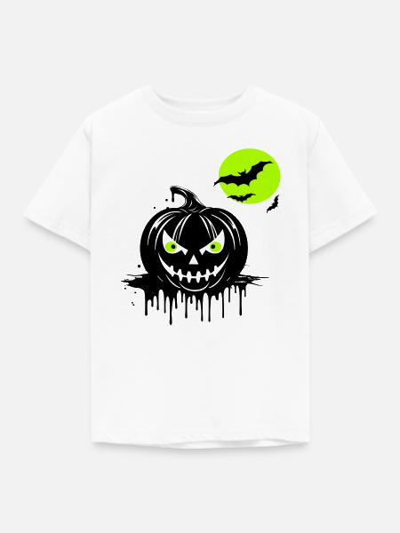 Happy Halloween - Kinder T-Shirt - Weiß