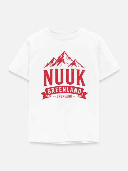 Nuuk - Greenland - Artic Ocean - Denmark - Kinder T-Shirt - Weiß