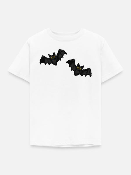 Fledermäuse im Nachtflug - Kinder T-Shirt - Weiß