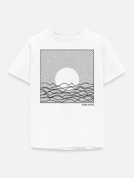 Dark-Wave-Musik - Kinder T-Shirt - Weiß