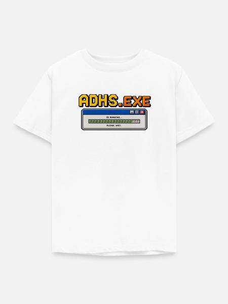 ADHS.exe - Kinder T-Shirt - Weiß