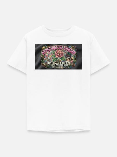 Hyper-Nature Synergy - Kinder T-Shirt - Weiß