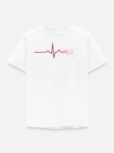 Neon Pulse: Verbindung verloren - Kinder T-Shirt - Weiß