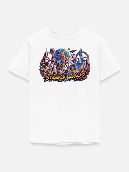 Fremde Welten 2 - Kinder T-Shirt - Weiß