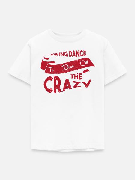 Swing Swing-Musik - Kinder T-Shirt - Weiß