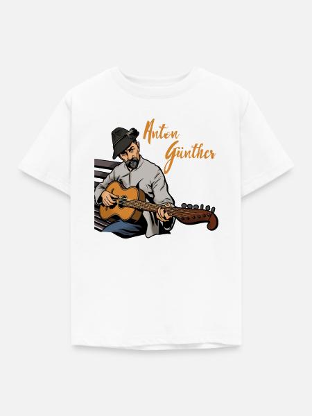 Anton Günther miriquidies Liedermacher - Kinder T-Shirt - Weiß