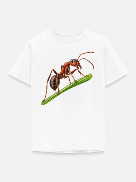 Ameise - Kinder T-Shirt - Weiß