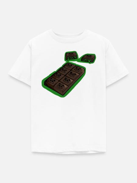 Choco Panda - Kinder T-Shirt - Weiß