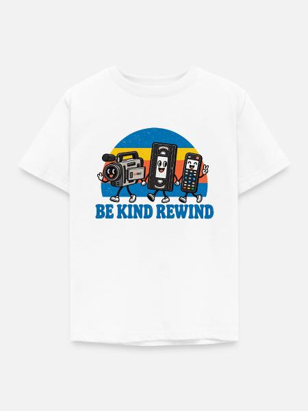 Be Kind Rewind Retro Trio - Kinder T-Shirt - Weiß