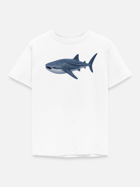 Walhai - Kinder T-Shirt - Weiß