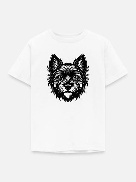 Cairn Terrier - Kinder T-Shirt - Weiß