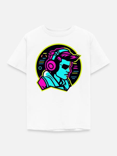 Gamer - Kinder T-Shirt - Weiß