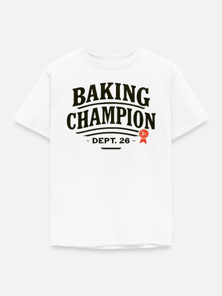 Backchampion Abzeichen – Dept 26 - Kinder T-Shirt - Weiß