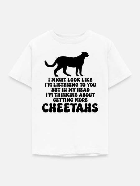 Gepard Spruch Sarkasmus - Kinder T-Shirt - Weiß