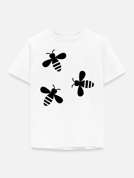 Bienen - Kinder T-Shirt - Weiß