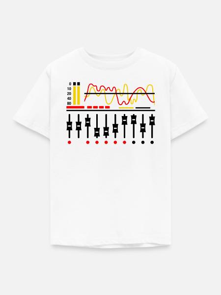 Mixing Table - Kinder T-Shirt - Weiß