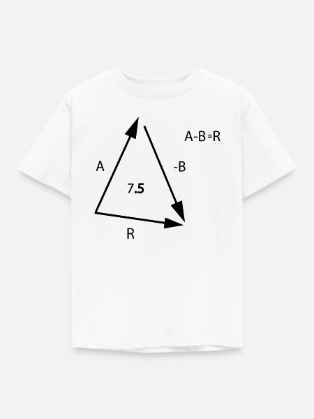 Algebra Mathe - Kinder T-Shirt - Weiß