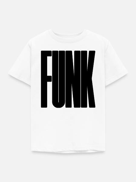 Bold Funk Music Logo - Kinder T-Shirt - Weiß