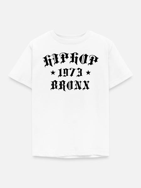 Hip Hop 70er Bronx - Kinder T-Shirt - Weiß