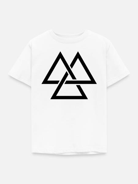 Stammeszeichen - Kinder T-Shirt - Weiß