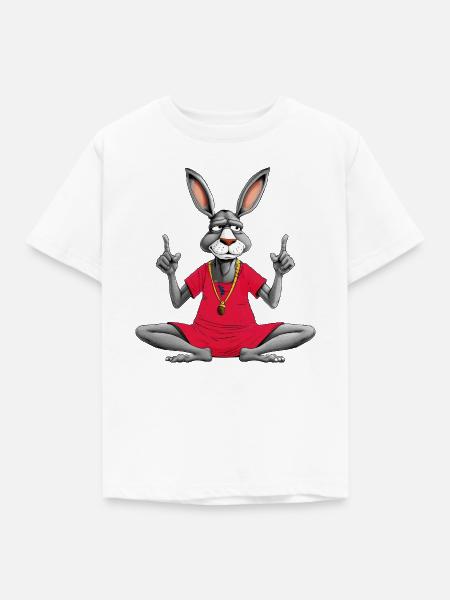 Esel Yoga - Kinder T-Shirt - Weiß