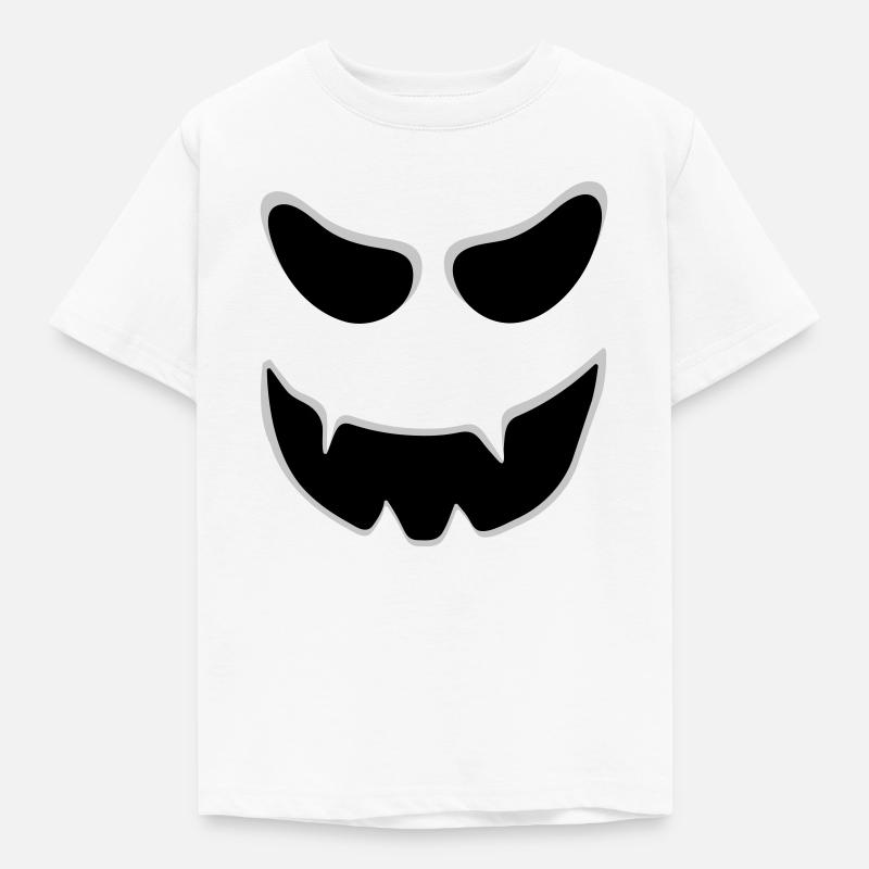 Ghost Face Vampire Grimace Halloween - Kids' T-Shirt - white