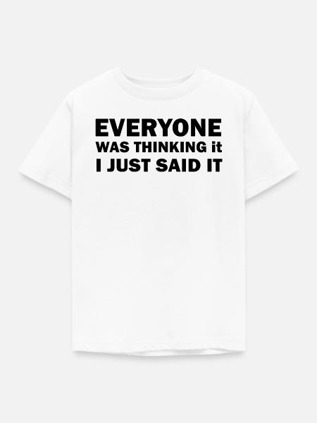 Lustiges, cooles Zitat - Kinder T-Shirt - Weiß