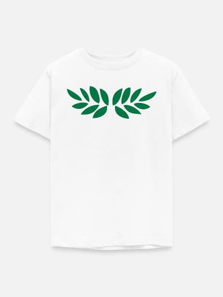 Lorbeerkranz - Kinder T-Shirt - Weiß