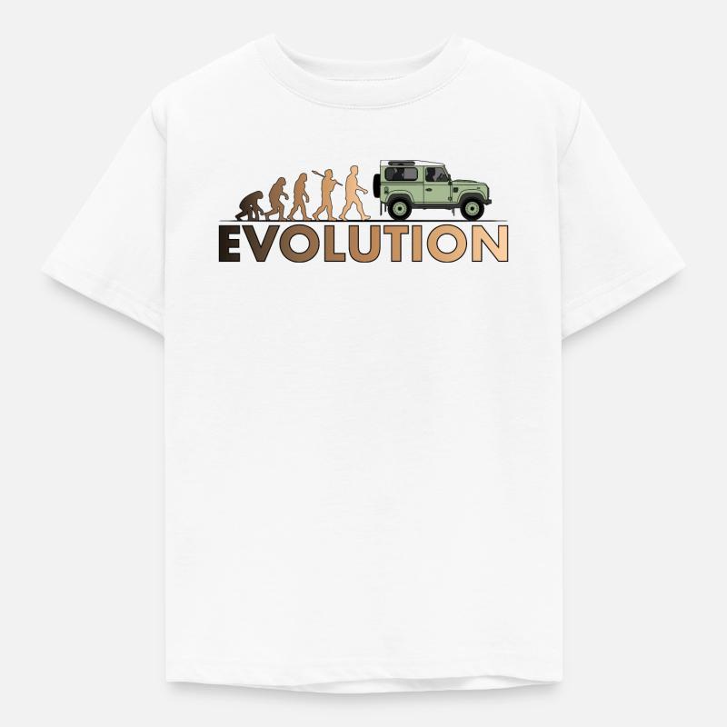 Defender 90 Evolution - Kids' T-Shirt - white