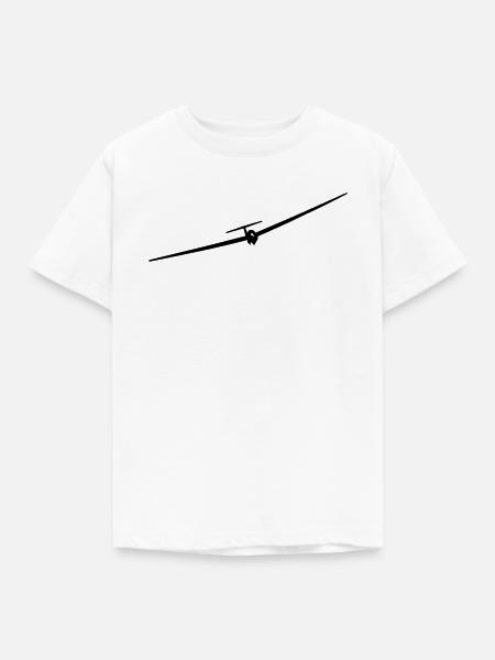 Segelflugzeug - Kinder T-Shirt - Weiß