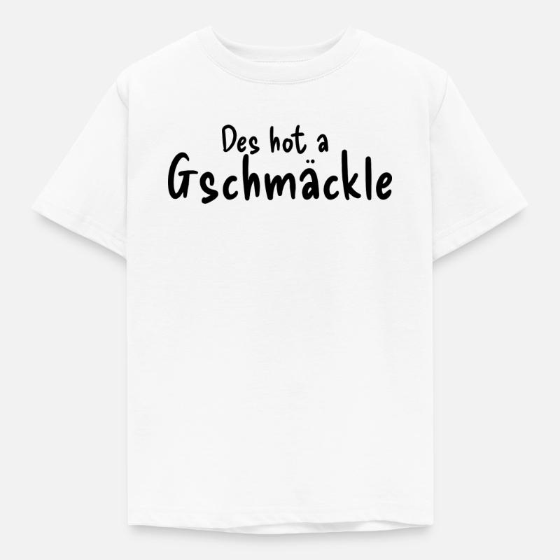 Gschmäckle - Kinder T-Shirt - Weiß
