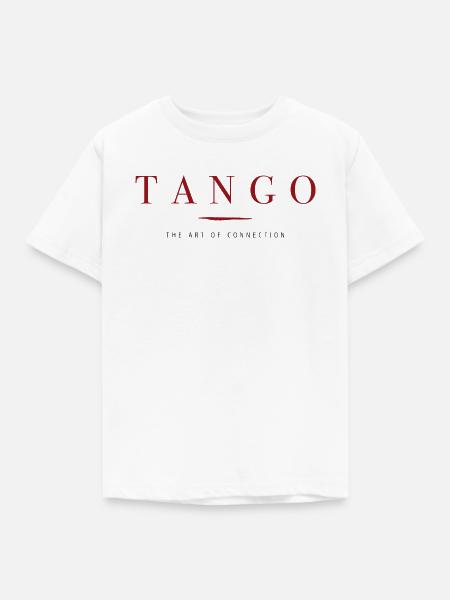 Tango the art of connection - Kinder T-Shirt - Weiß