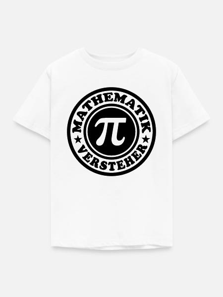 Mathe-Versteher (Stempel) 01 - Kinder T-Shirt - Weiß