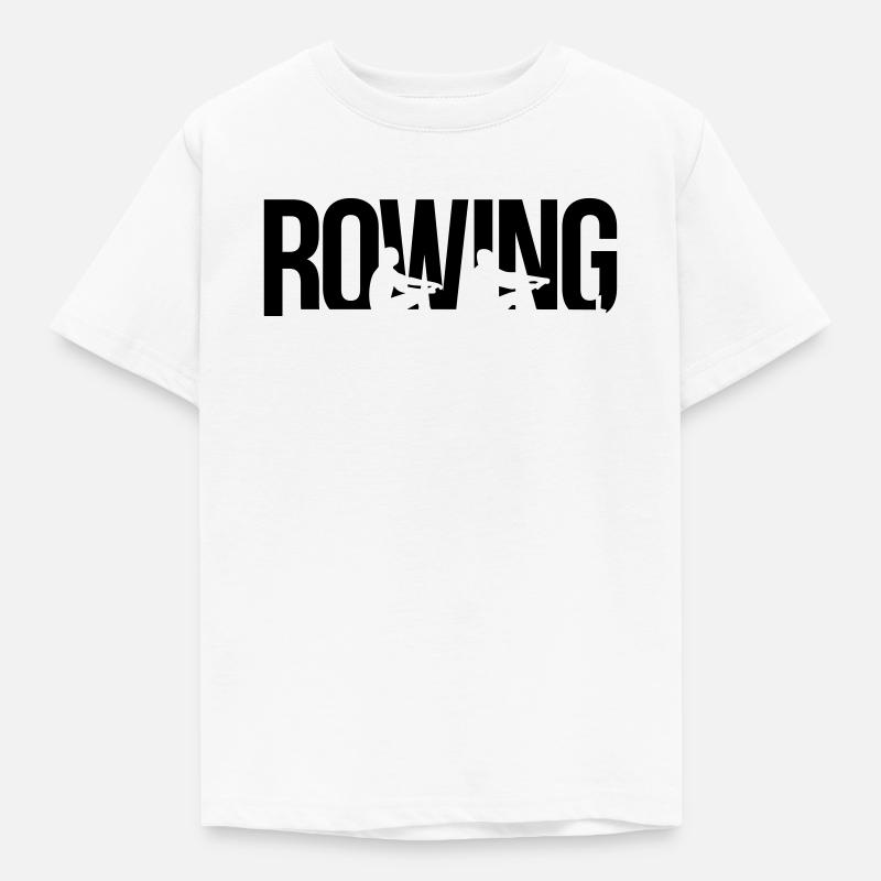 rowing aviron - T-shirt Enfant - blanc
