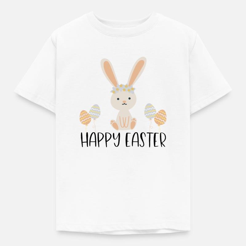 Happy Easter - Easter - Kids' T-Shirt - white