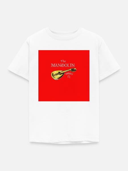 The Mandolin Project (rot) - Kinder T-Shirt - Weiß