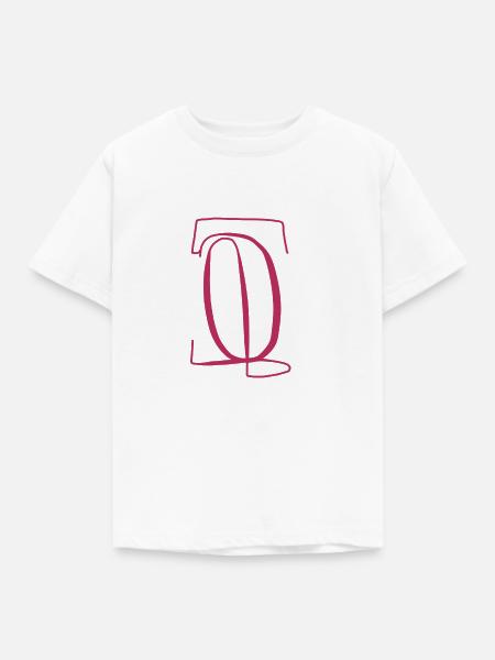 Weinroter S - Kinder T-Shirt - Weiß
