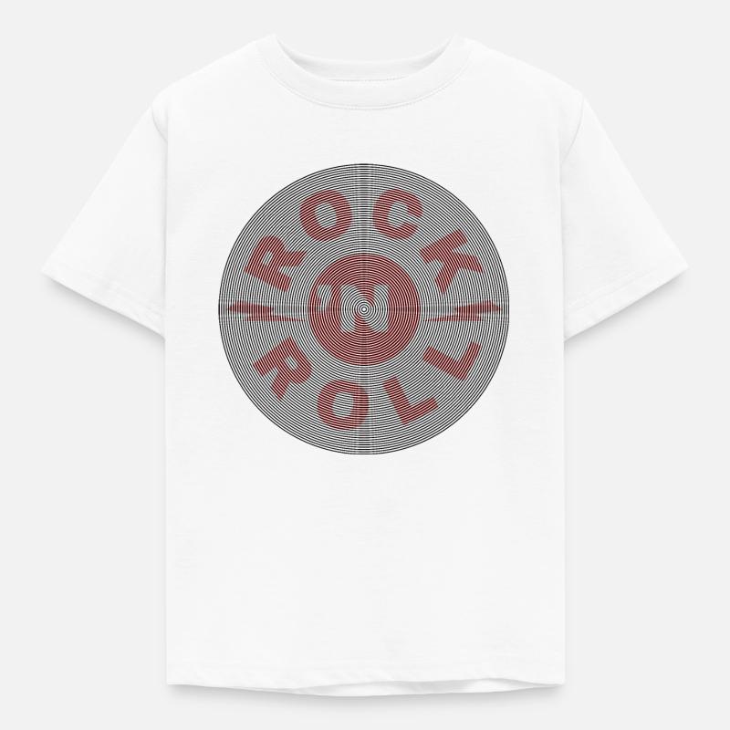 Rock'n'Roll - T-skjorte for barn - hvit