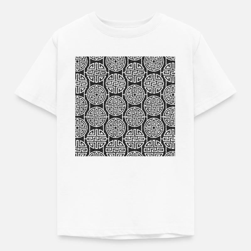 Chinese pattern - Kids' T-Shirt - white