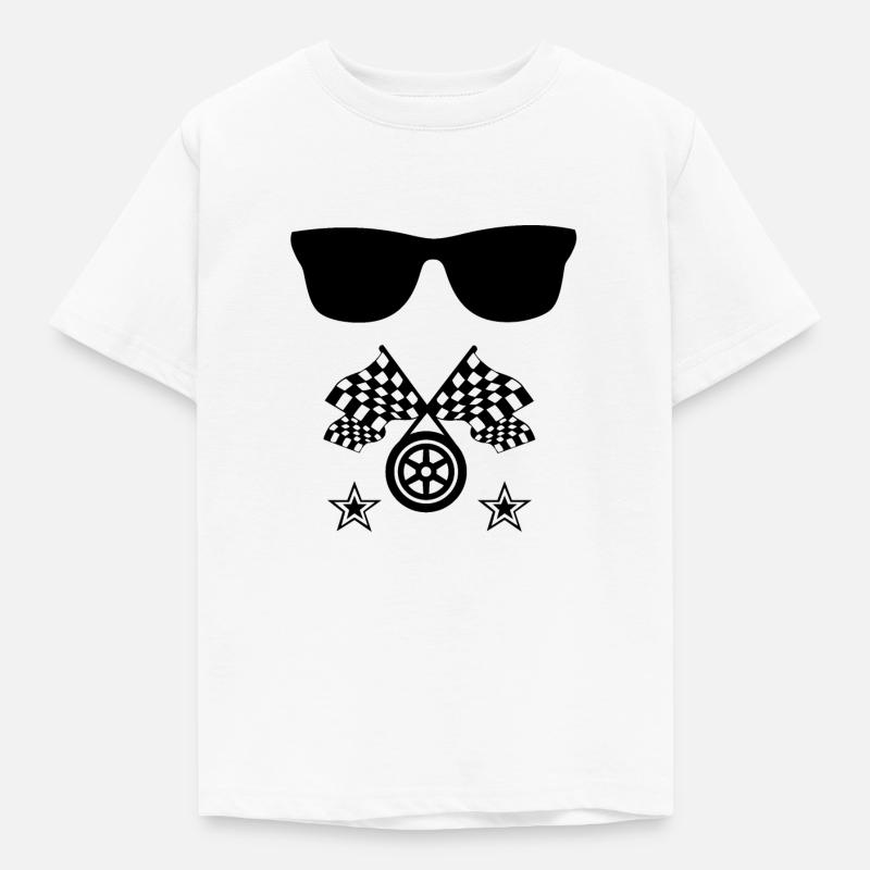 Auto - Kinder T-Shirt - Weiß