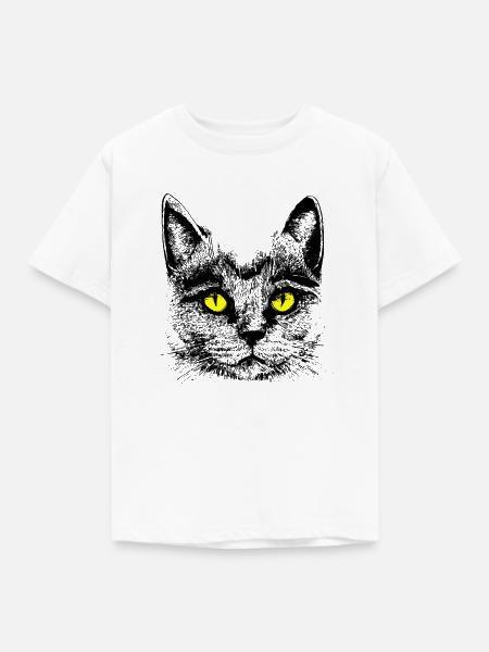Kater Bernstein - Kinder T-Shirt - Weiß