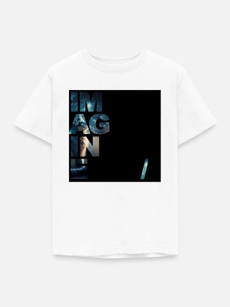 Imagine - Kinder T-Shirt - Weiß
