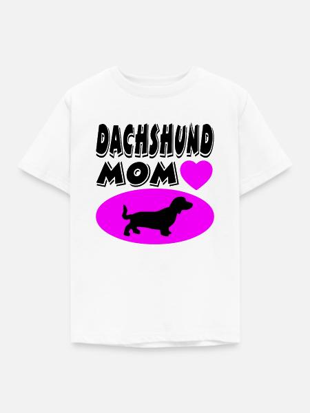 Dackel - Kinder T-Shirt - Weiß