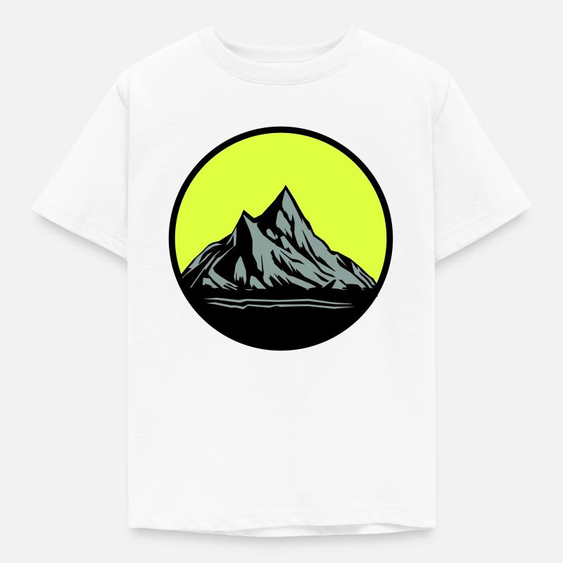 Mountains - Kinder T-Shirt - Weiß